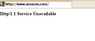 Archived image: amazon error