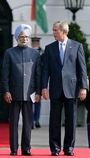 Archived image: bush manmohan