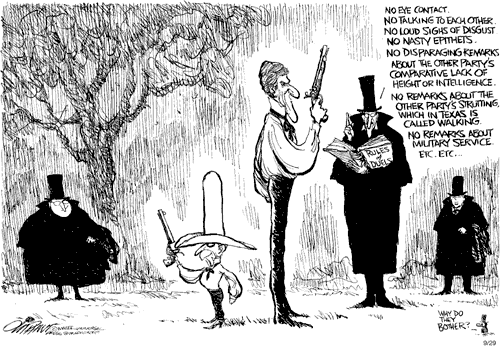 Archived image: debate cartoon