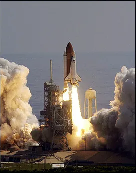 Archived image: discovery launch