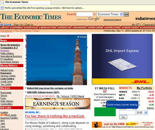 Archived image: economic times
