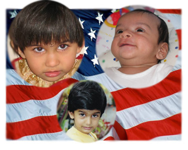 Archived image: happy fourth kids