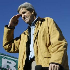 Archived image: kerry salutes