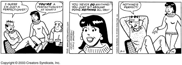 Archived image: perfectionist