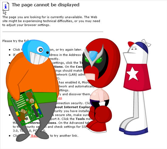 Archived image: system is down