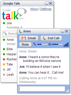 Archived image: talk client