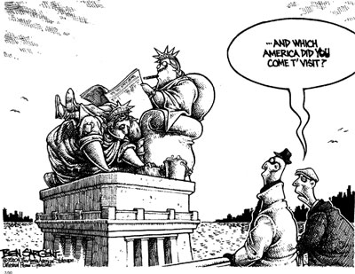 Archived image: the two americas tour
