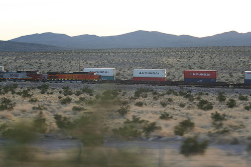 Archived image: trains at mojave
