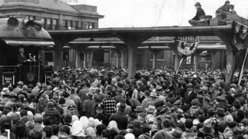 Archived image: truman stump speech
