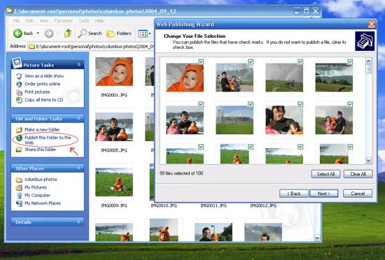 Archived image: using flickr upload wizard
