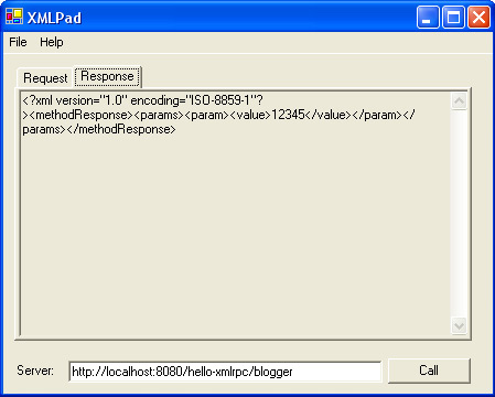 Archived image: xmlpad output